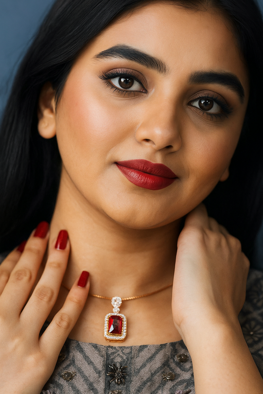 Ruby Glow Pendant