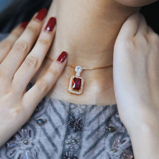 Ruby Glow Pendant