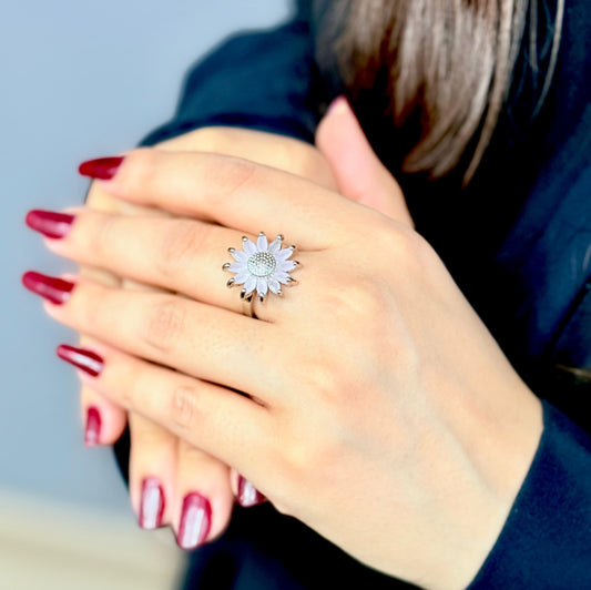 Sunflower Design Ring