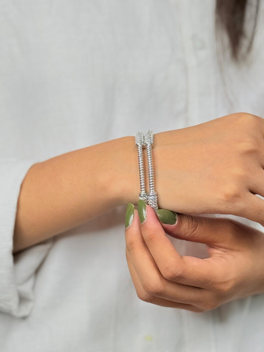 Radiant Zircon bangle