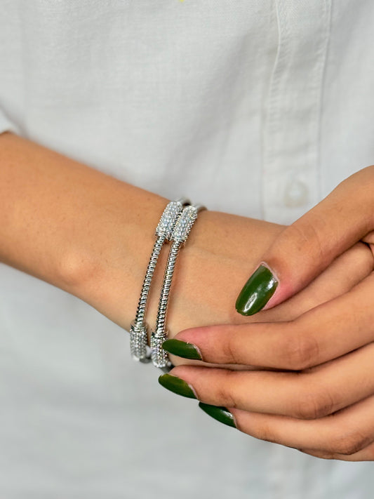 Radiant Zircon bangle